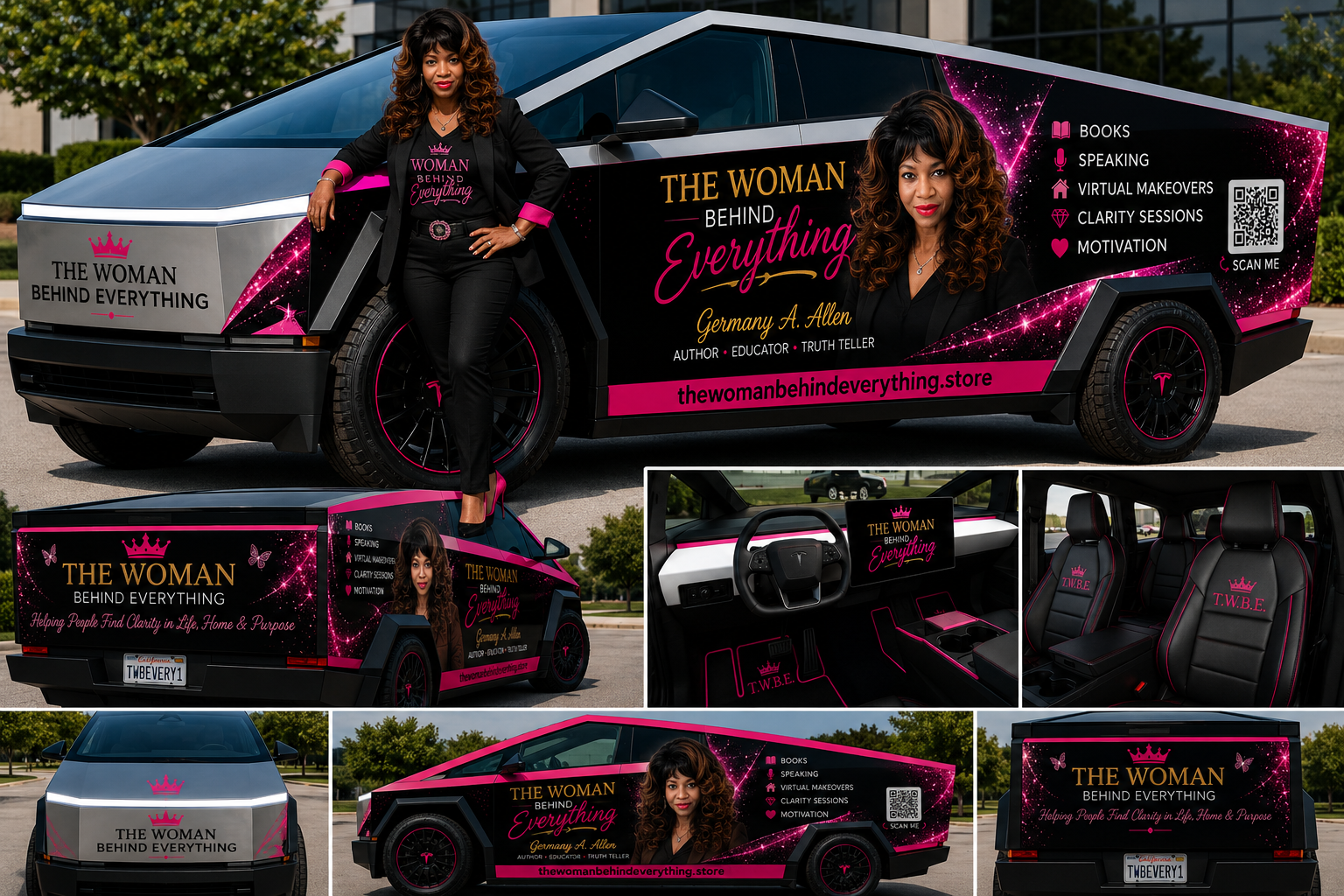 The Woman Behind Everything truck vision